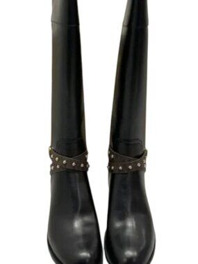 NEW MICHAEL KORS  Kincaid Riding Boot – Black, Women’s US 10